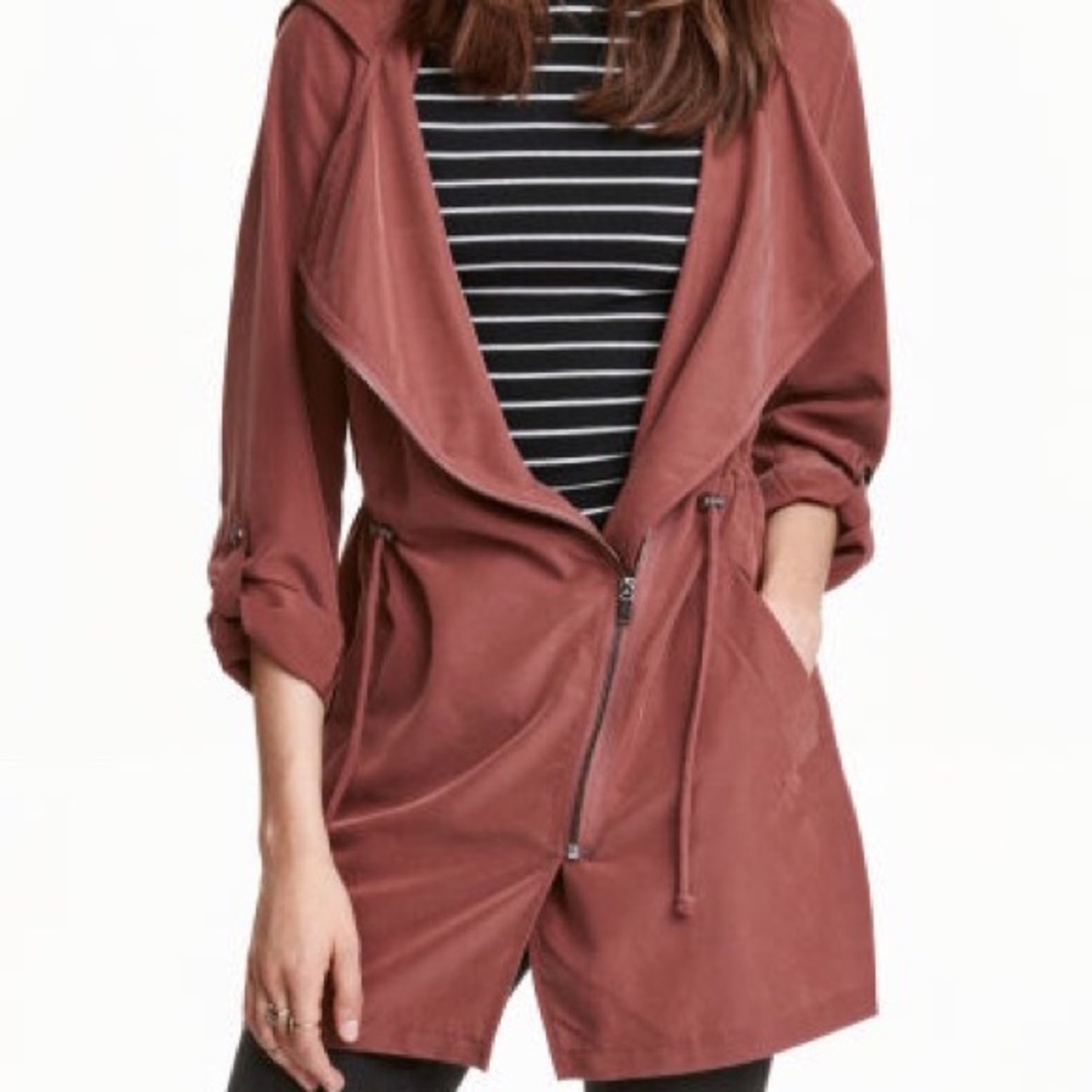 Rusty Red H&M Hooded Jacket